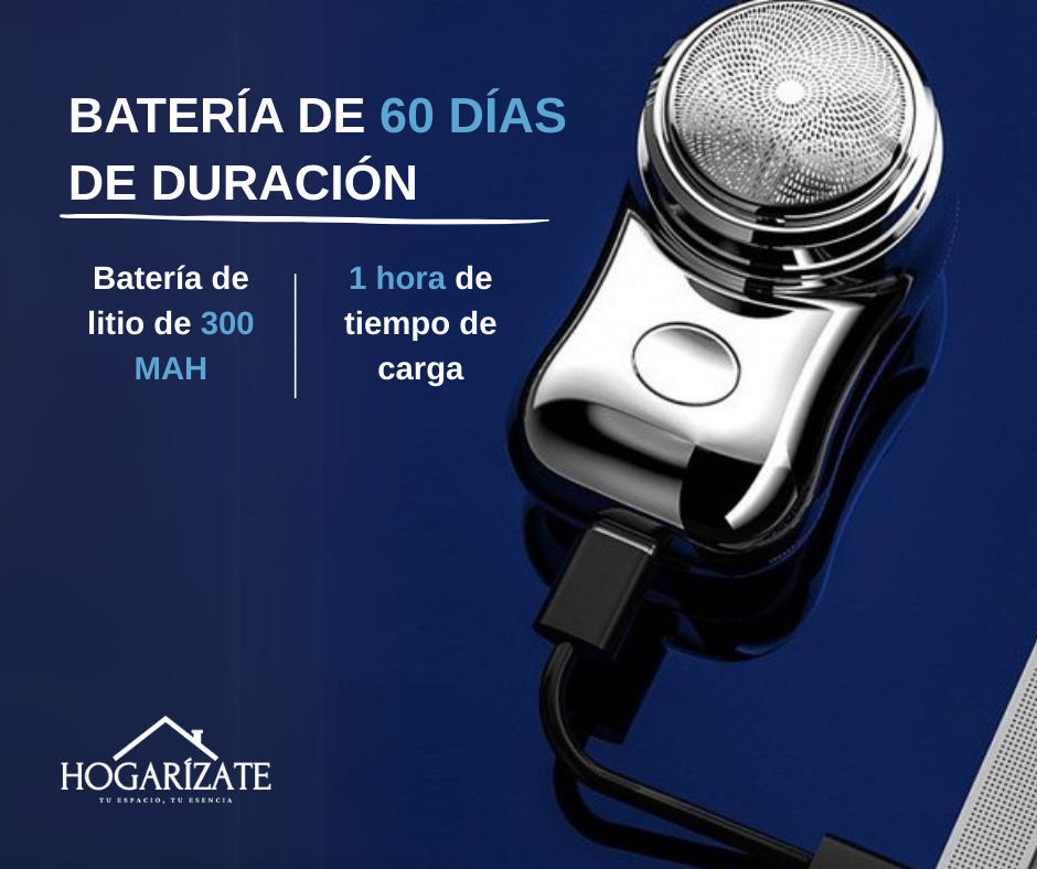 Afeitadora eléctrica portátil